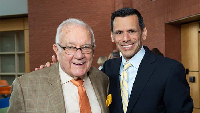 C. Kenneth Wright and VCU President Michael Rao, Ph.D.