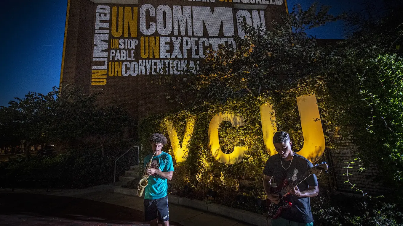 At Singleton Center, "UN" words made for a striking backdrop during brand launch events.