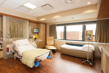 Renovated labor and delivery room