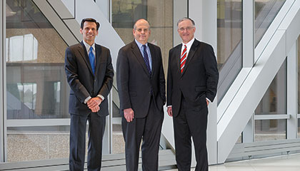 Michael Rao, Ph.D., Jerome F. Strauss III, M.D., Ph.D., and John F. Duval