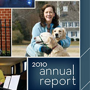Graphic of 2010 annual report cover