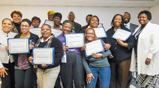 First graduates of Mosby Leadership Program