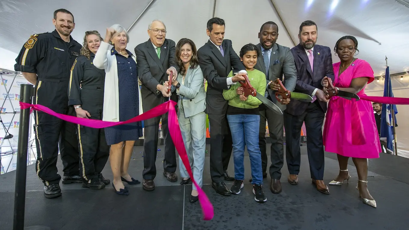 Marking a new era in health care: the March 28, 2023, Children’s Tower ribbon cutting ceremony.